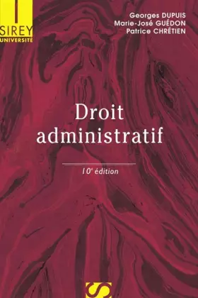 Couverture du produit · Droit administratif