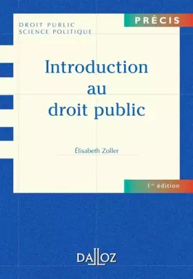 Couverture du produit · Introduction au droit public : Edition 2006