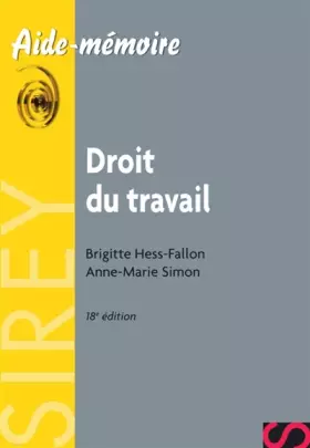Couverture du produit · Droit du travail
