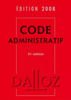 Couverture du produit · Code administratif 2008