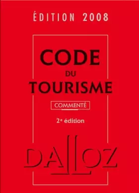 Couverture du produit · Code du tourisme commenté
