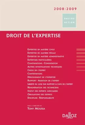 Couverture du produit · Droit de l'expertise