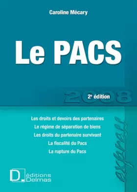 Couverture du produit · Le Pacs