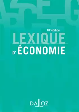 Couverture du produit · Lexique d'économie