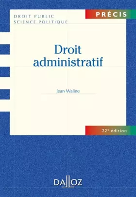 Couverture du produit · Droit administratif