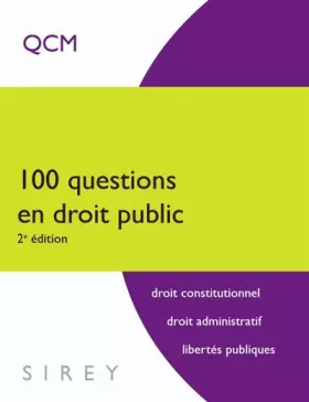 Couverture du produit · 100 questions en droit public 2e éd
