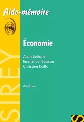 Couverture du produit · Économie - Aide-mémoire