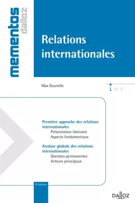 Couverture du produit · Relations internationales