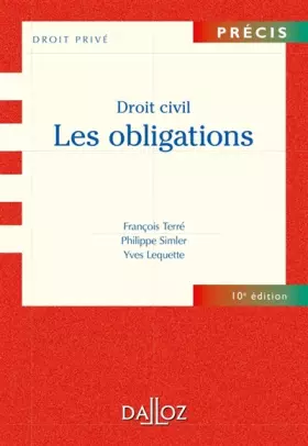 Couverture du produit · Droit civil : Les obligations