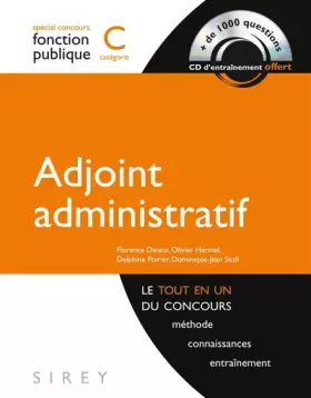 Couverture du produit · Adjoint administratif - catégorie C - 1ère édition