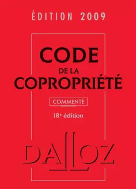 Couverture du produit · Code de la copropriété
