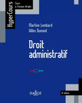 Couverture du produit · Droit administratif