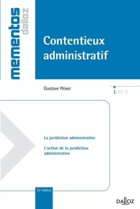 Couverture du produit · Contentieux administratif