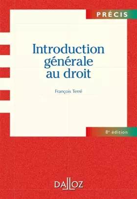 Couverture du produit · Introduction générale au droit