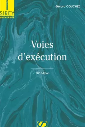 Couverture du produit · Voies d'exécution - 10e éd.: Université