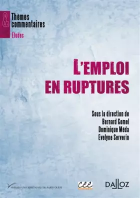 Couverture du produit · L'emploi en ruptures