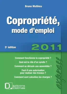 Couverture du produit · Copropriété, mode d'emploi