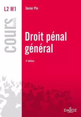 Couverture du produit · Droit pénal général - 4e éd.