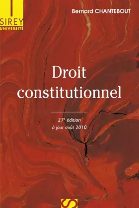 Couverture du produit · Droit constitutionnel