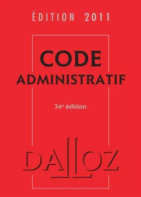 Couverture du produit · Code administratif 2011