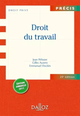 Couverture du produit · Droit du travail