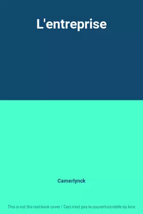 Couverture du produit · L'entreprise