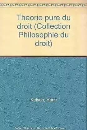 Couverture du produit · Theorie pure du droit