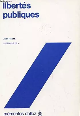 Couverture du produit · Libertes publiques 8ème éditions