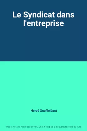 Couverture du produit · Le Syndicat dans l'entreprise