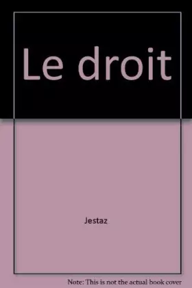 Couverture du produit · Le droit