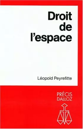 Couverture du produit · Droit de l'espace