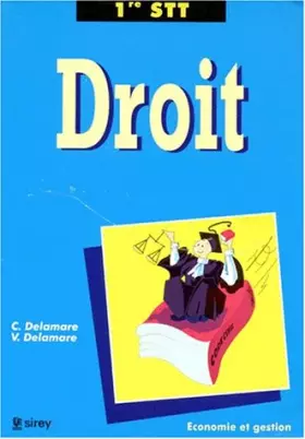 Couverture du produit · Droit, dossiers : 1re STT