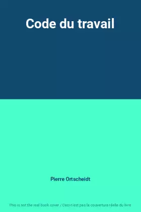 Couverture du produit · Code du travail