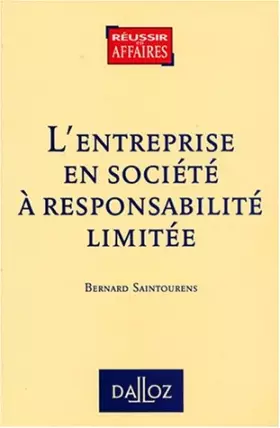 Couverture du produit · L'entreprise en société à responsabilité limitée