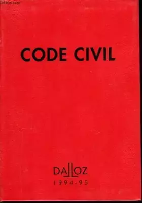 Couverture du produit · Code civil : 1994-199
