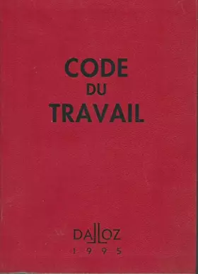 Couverture du produit · CODE DU TRAVAIL