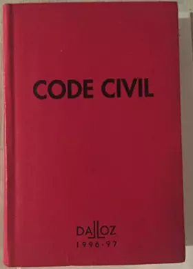 Couverture du produit · Code civil, 1996-97
