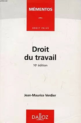 Couverture du produit · Droit du travail, 11e édition