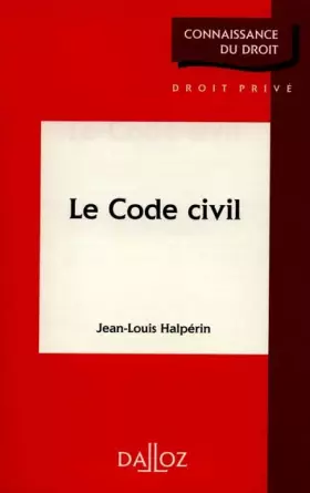 Couverture du produit · Le code civil