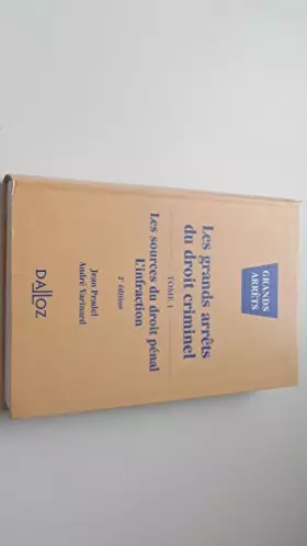 Couverture du produit · Grands arrêts