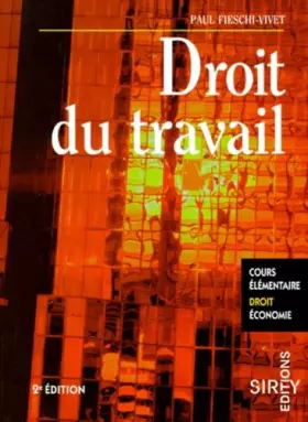 Couverture du produit · Droit du travail