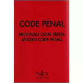 Couverture du produit · Code pénal 1997-1998