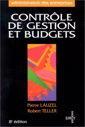 Couverture du produit · Contrôle de gestion et budgets