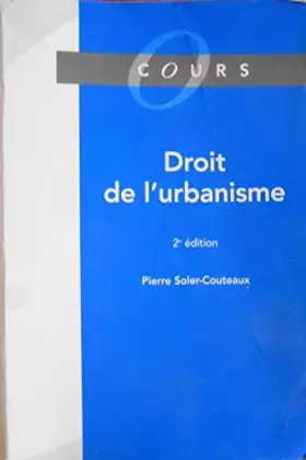 Couverture du produit · Droit de l'urbanisme - 2e éd.