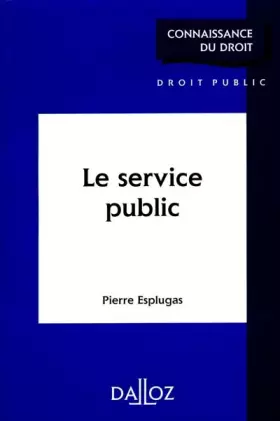 Couverture du produit · Le Service public