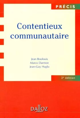 Couverture du produit · Contentieux communautaire, 2e édition