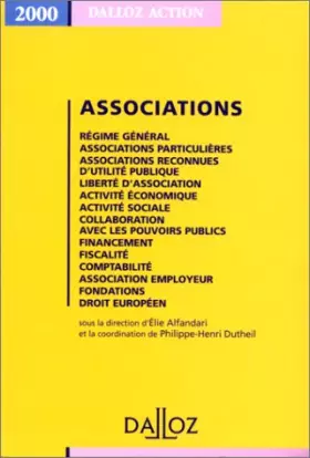 Couverture du produit · Associations 2000