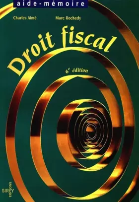 Couverture du produit · Droit fiscal, 6e édition