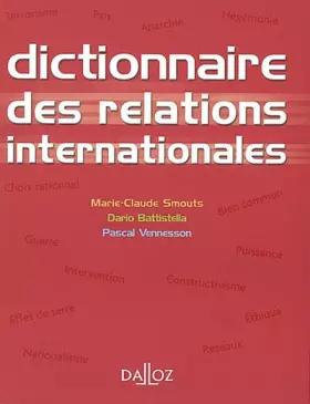 Couverture du produit · Dictionnaire des relations internationales 2003. : Approches, Concepts, Doctrines