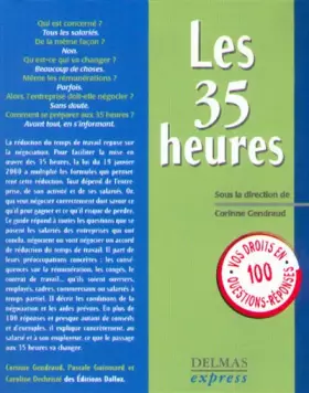 Couverture du produit · Les 35 heures